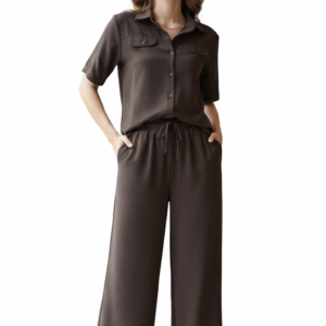 THE SILKY DRAPE SHIRT & PANT SET