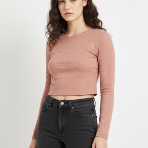 LONG SLEEVE CROP TOP
